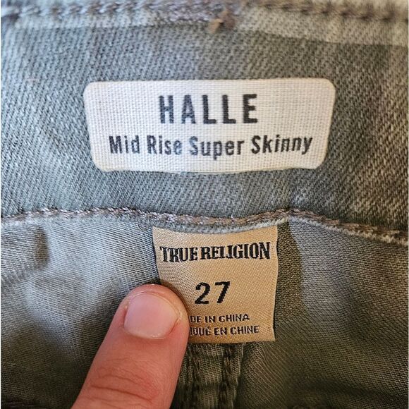 True religion Halle super skinny camo jeans - Picture 4 of 13